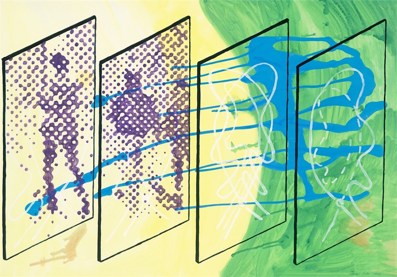”Ohne Titel [Mönchengladbach 1992]” by Sigmar Polke