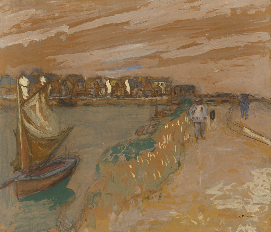”La Berge du Pouliguen” (the shore of Le Pouliguen) by Édouard Vuillard