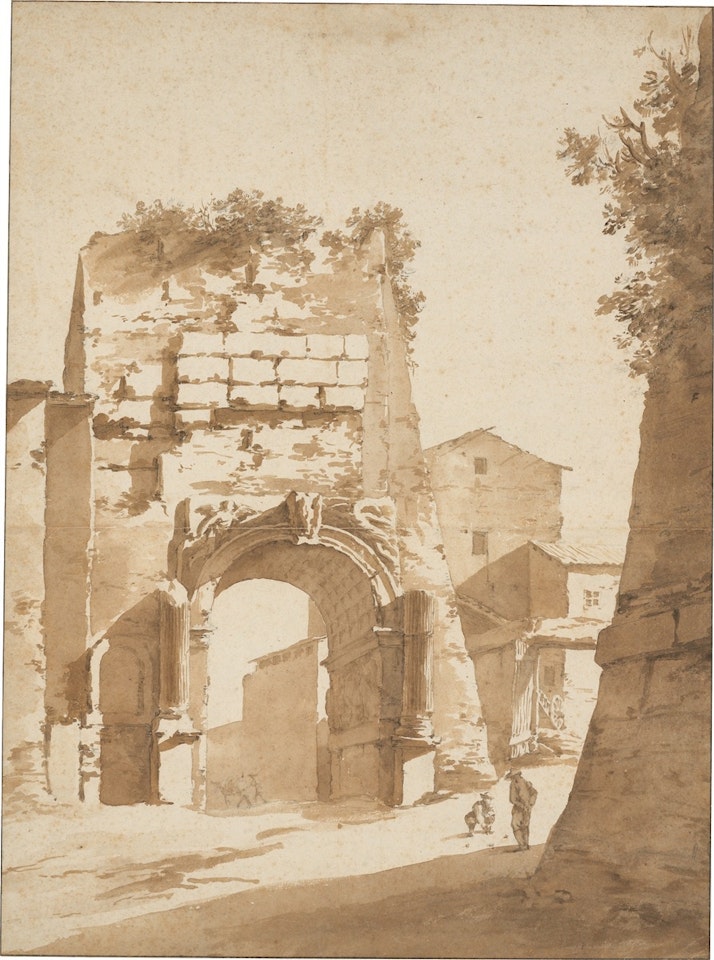 Arch of Titus in Rome. by Jan de Bisschop