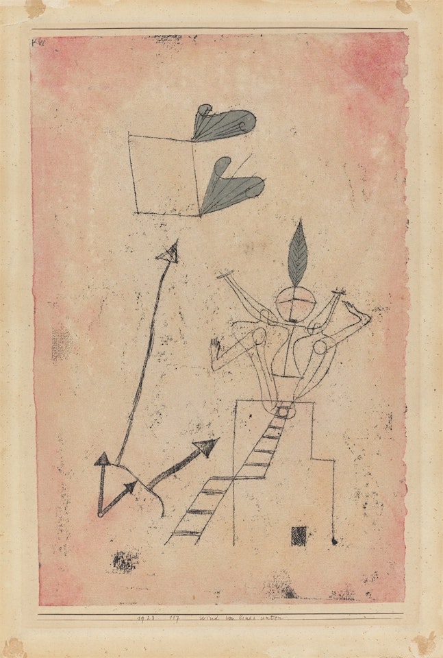 ”Wind von links unten” by Paul Klee