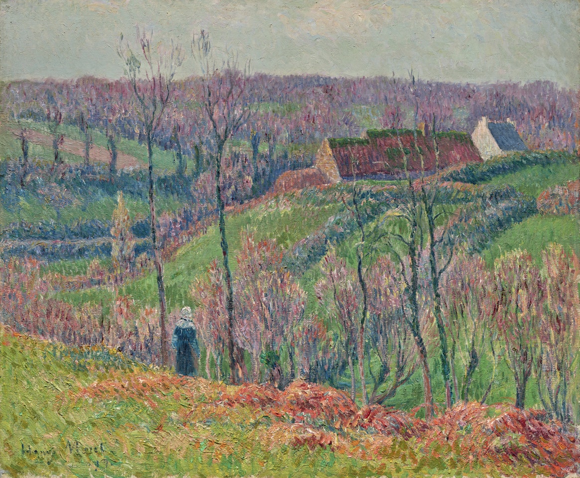 Un Vallon près Pont-Aven, Finistère by Henry Moret