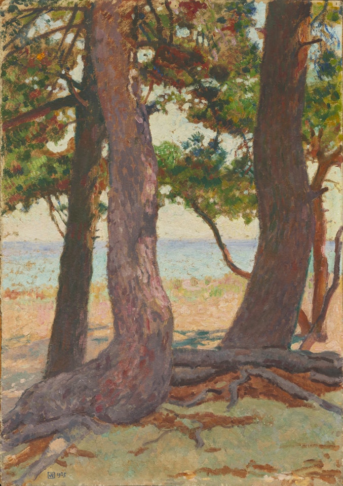 Trois Troncs de pins by Theo van Rysselberghe