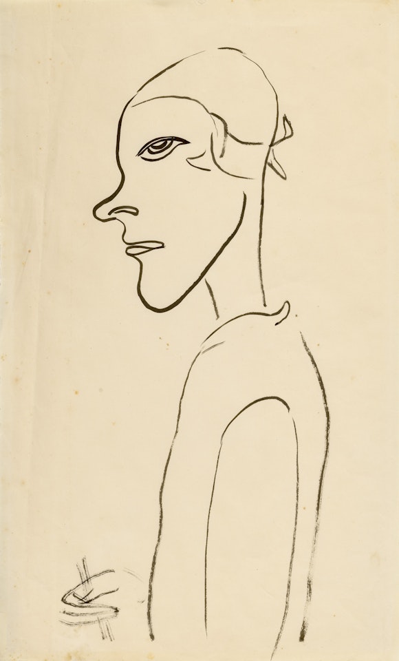 Femme en buste de profil by Sanyu