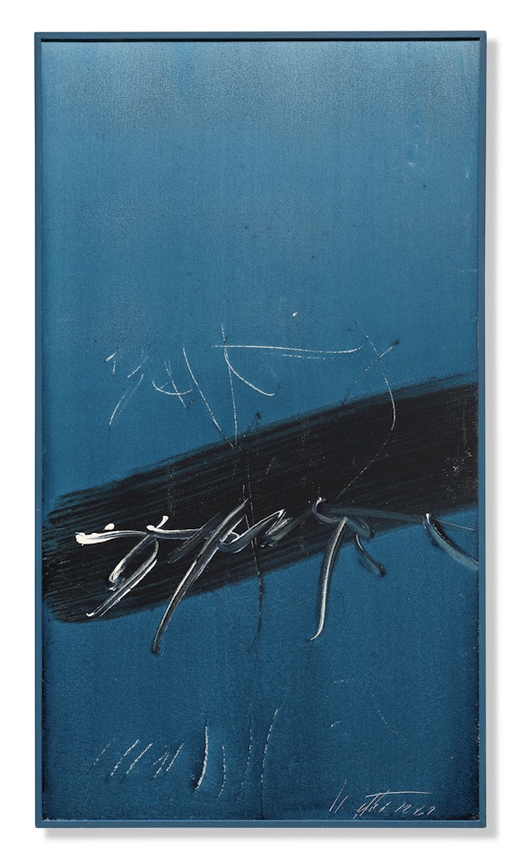 Bleu (I) by Jean Degottex