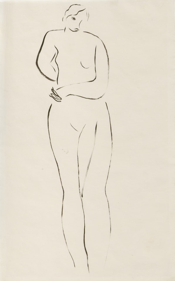 Nu debout by Sanyu