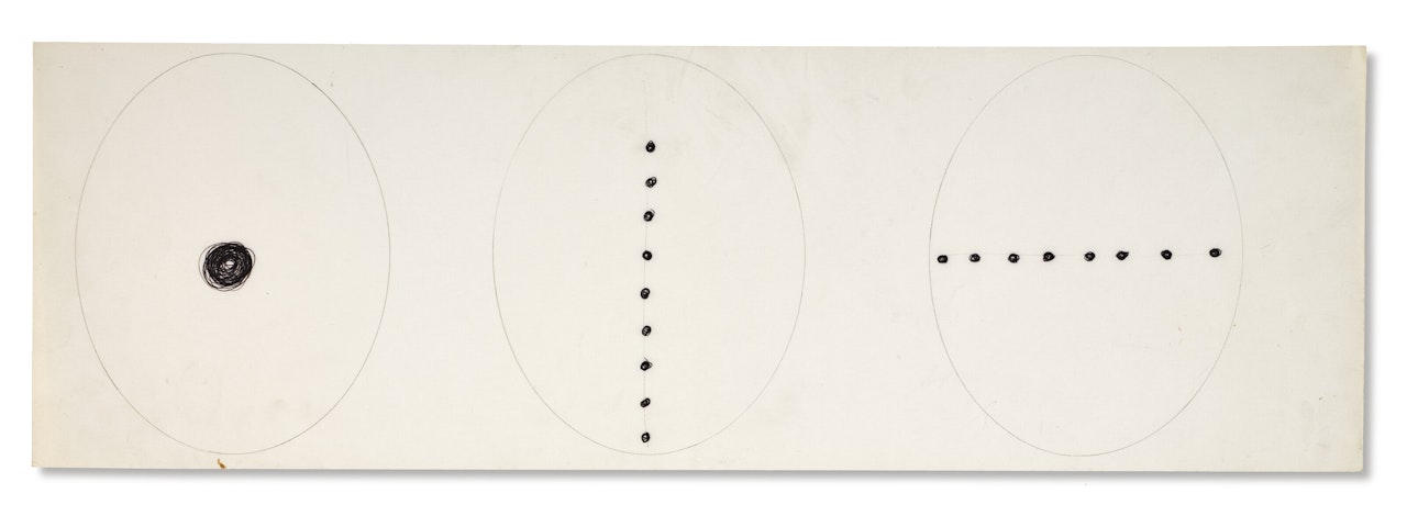 Studio per multiplo Portrait d"Antonin Artaud by Lucio Fontana