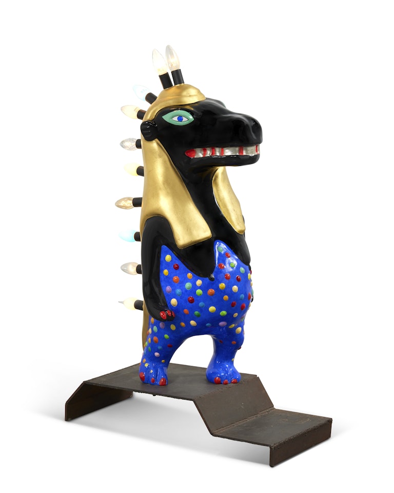 Thoëris - Hippo lampe (noire) by Niki de Saint Phalle