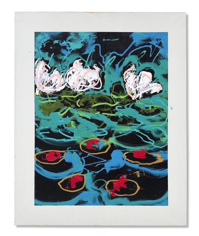 Gigli d"acqua by Mario Schifano