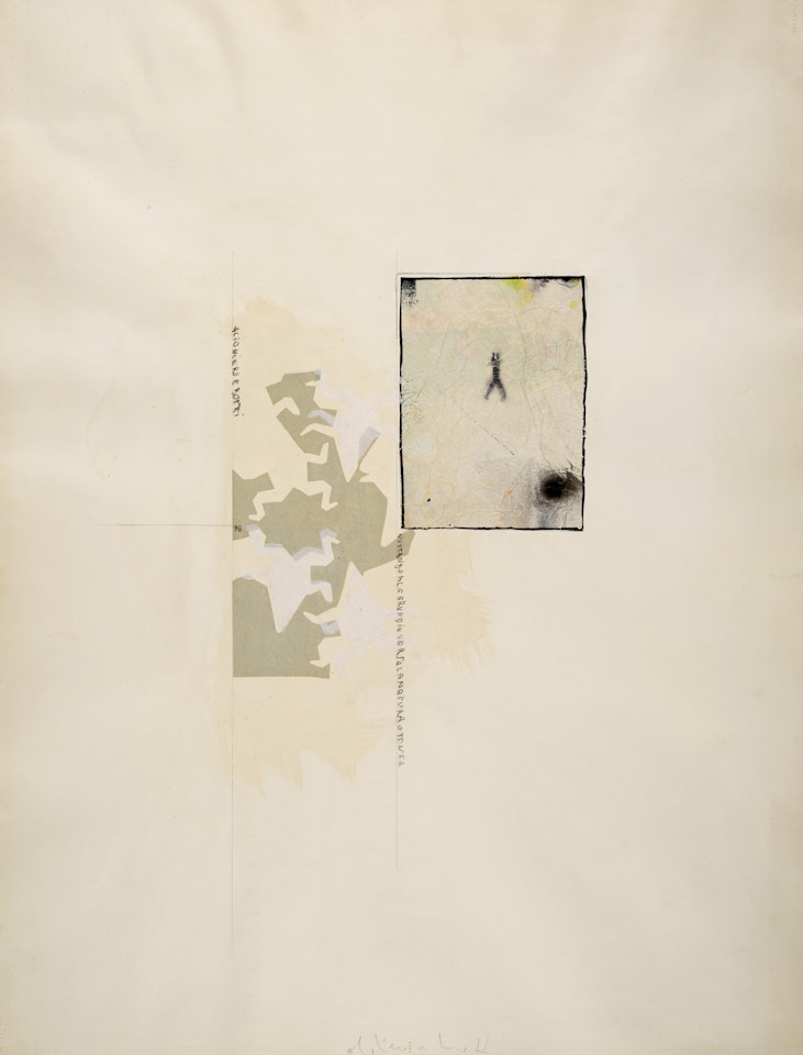 Sans titre (Nuotando al gerundio) by Alighiero Boetti