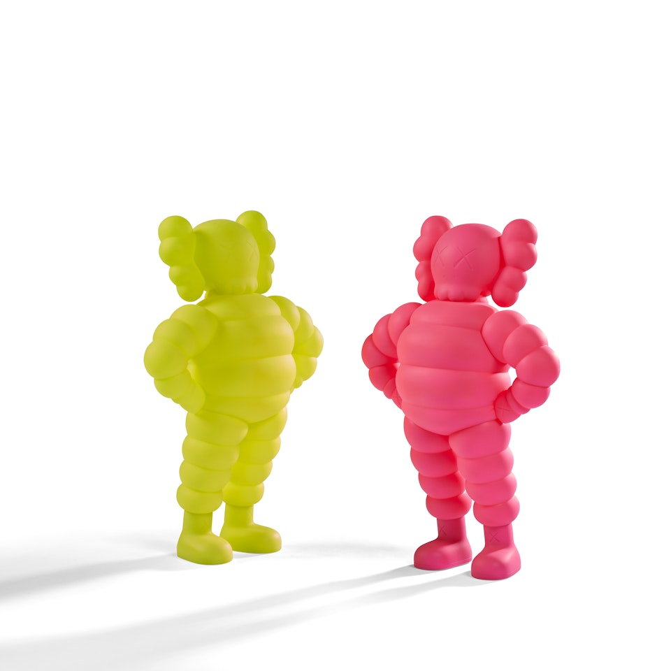 Set de 2 Chum (pink-Yellow) by Kaws