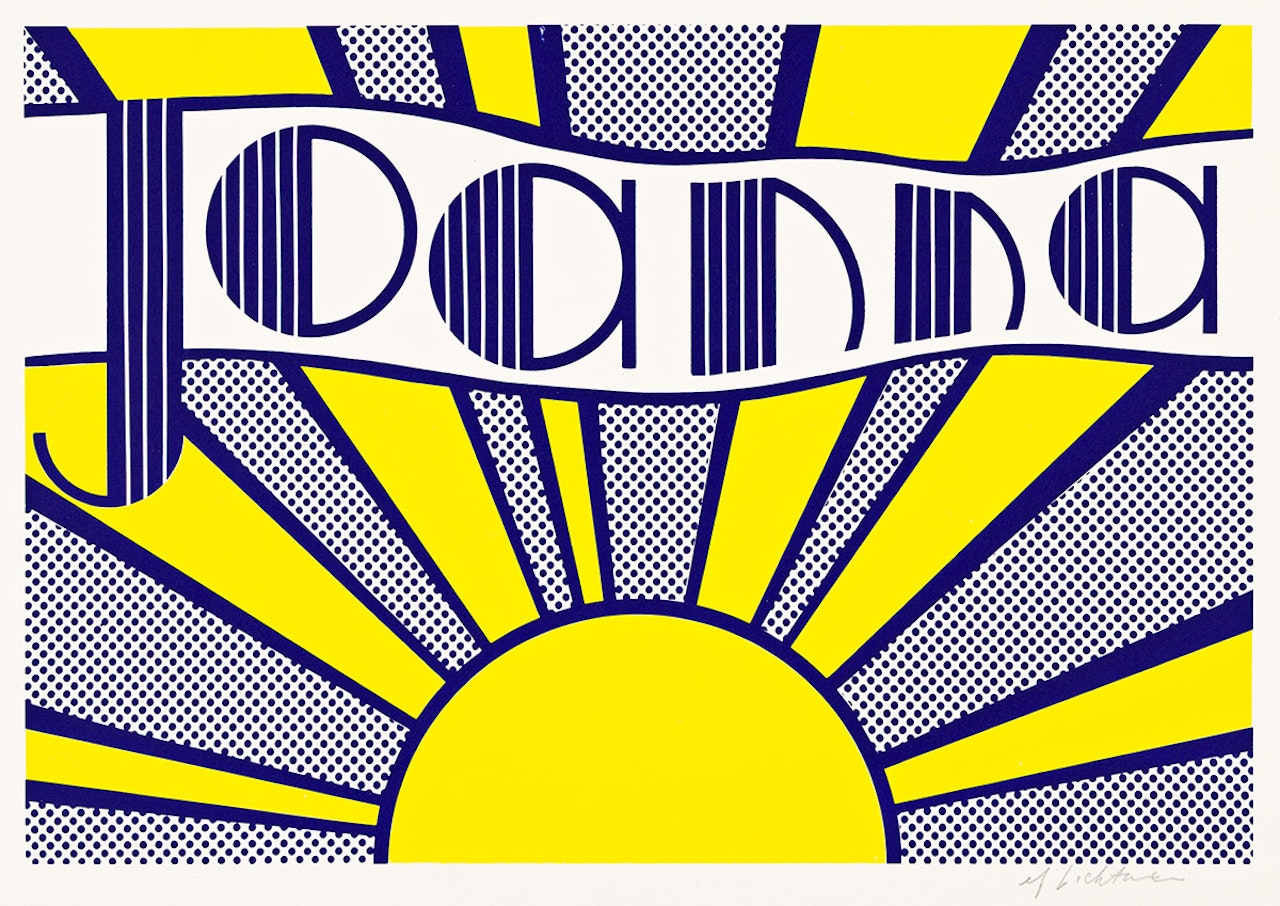 Joanna. by Roy Lichtenstein