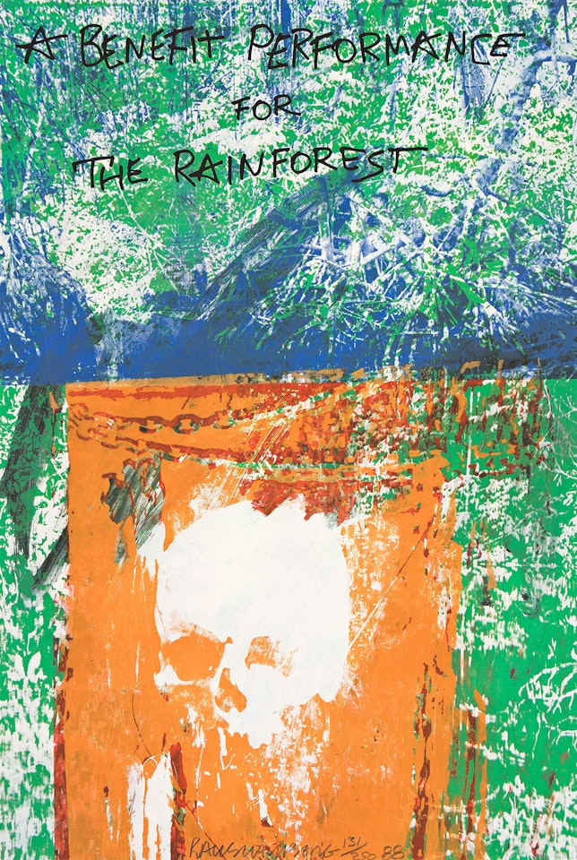 A Benefit Performance for the Rainforest . by Robert Rauschenberg