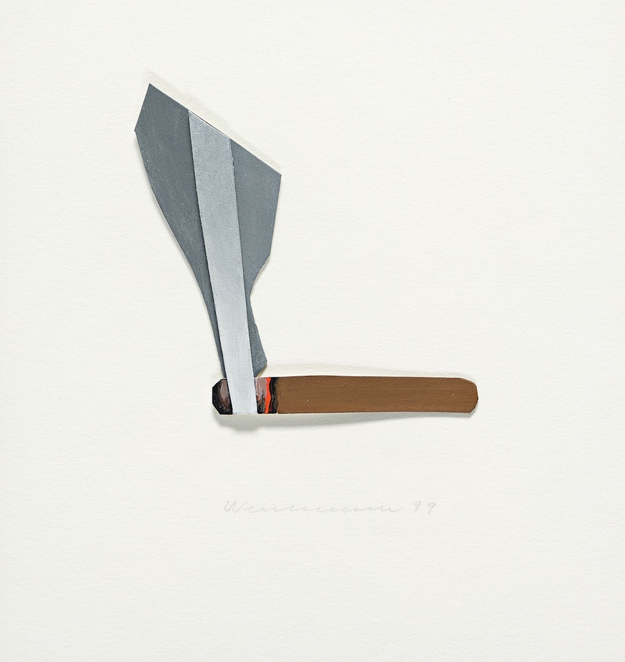 Smoking Cigar. by Tom Wesselmann