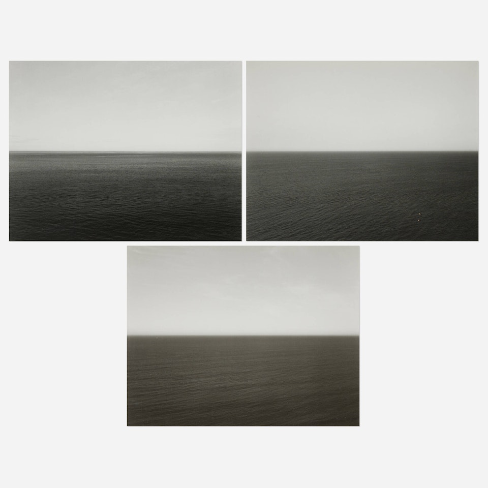 Three works from the Time Exposed portfolio by Hiroshi Sugimoto