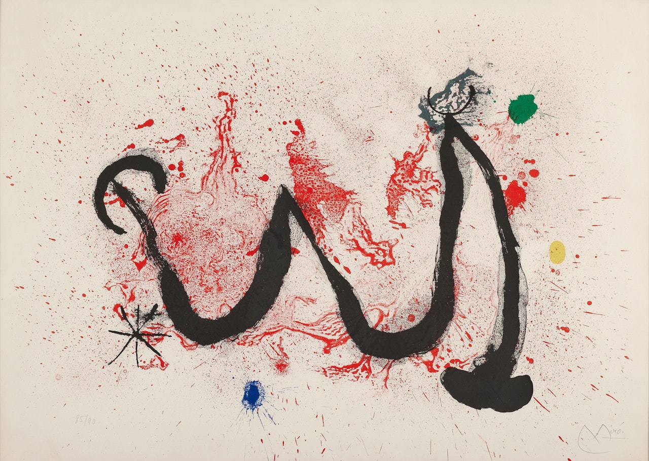La danse du feu by Joan Miró