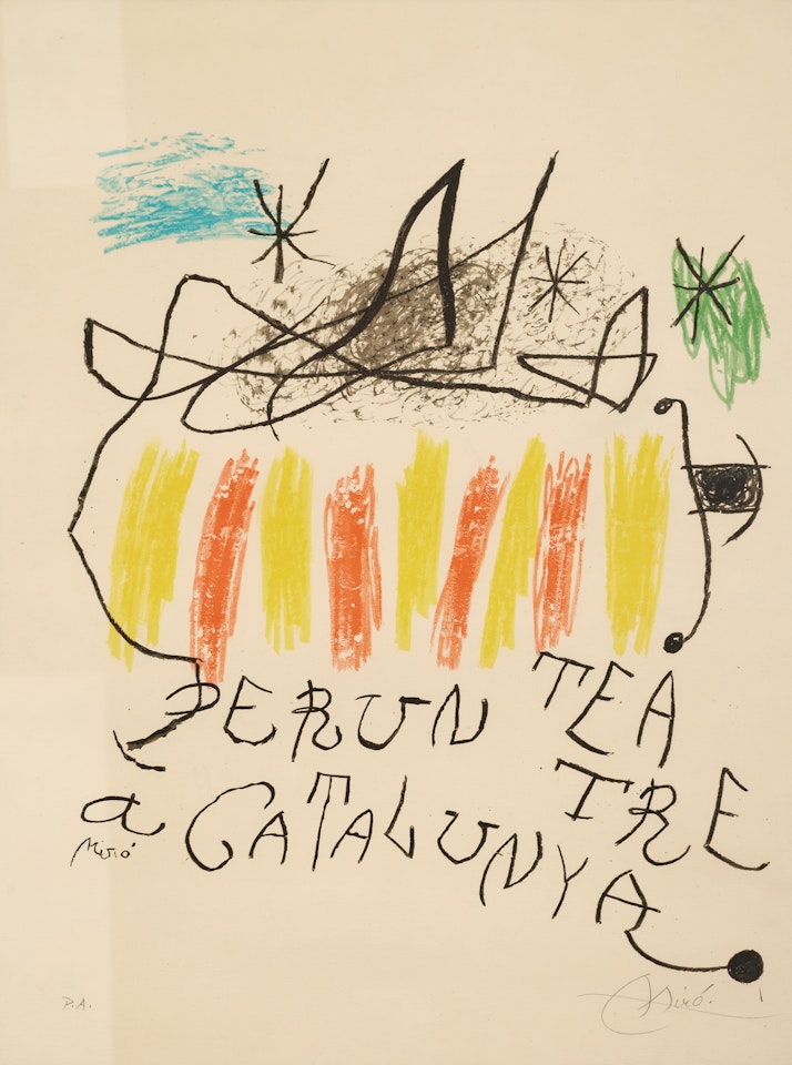 Per un teatre a Catalunya by Joan Miró