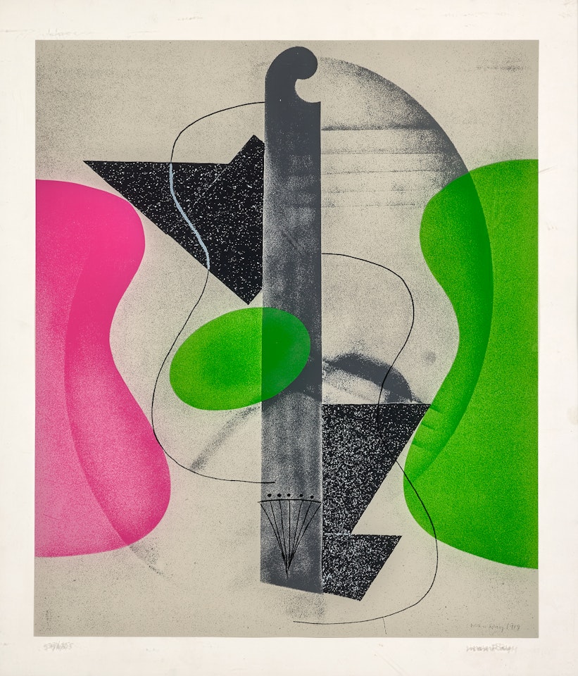 Ensemble de deux œuvres 1-Aerograph; 2- Les trois nus by Man Ray