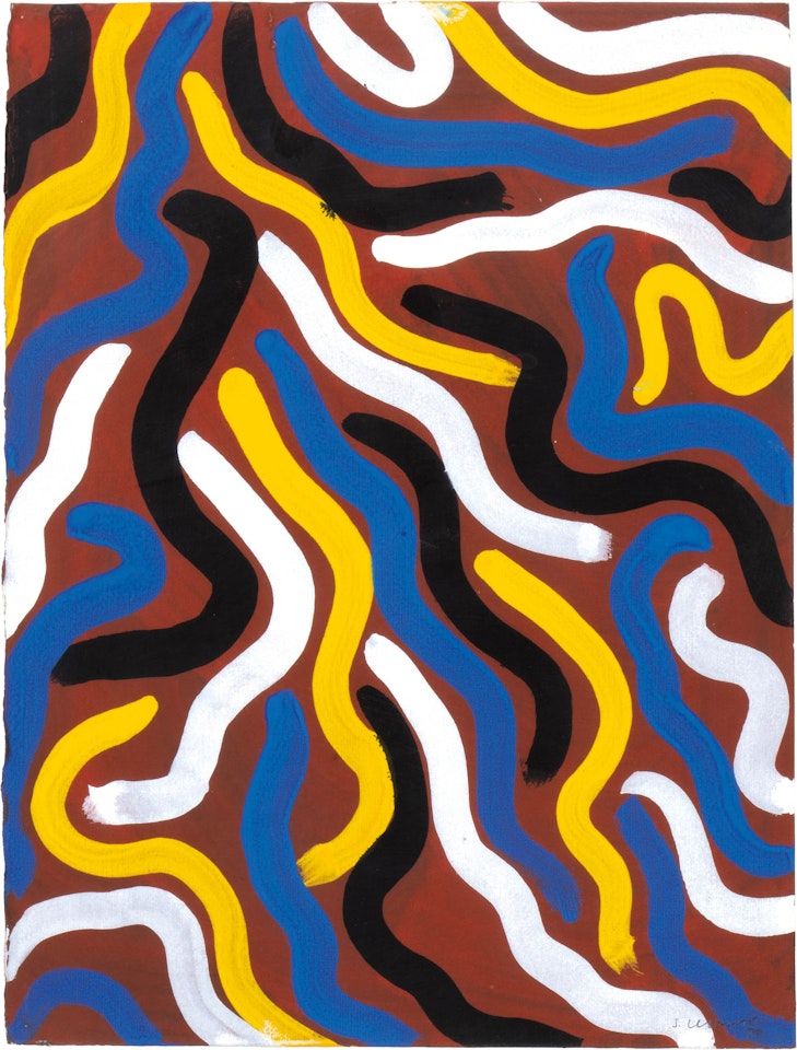 Brushstrokes by Sol LeWitt
