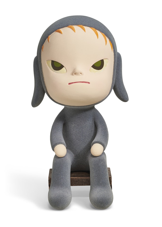 Sleepless Night Sitting by Yoshitomo Nara