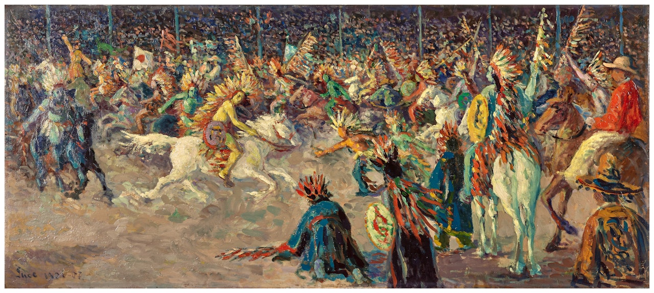 Buffalo Bill by Maximilien Luce