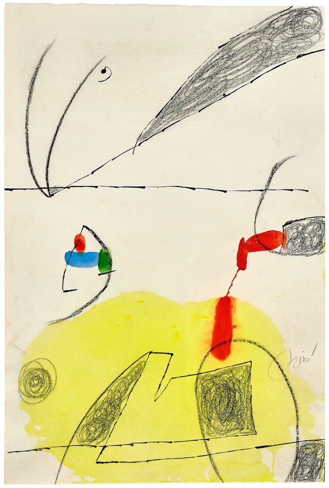 Paysage animé by Joan Miró