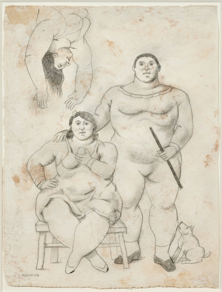 Les acrobates by Fernando Botero