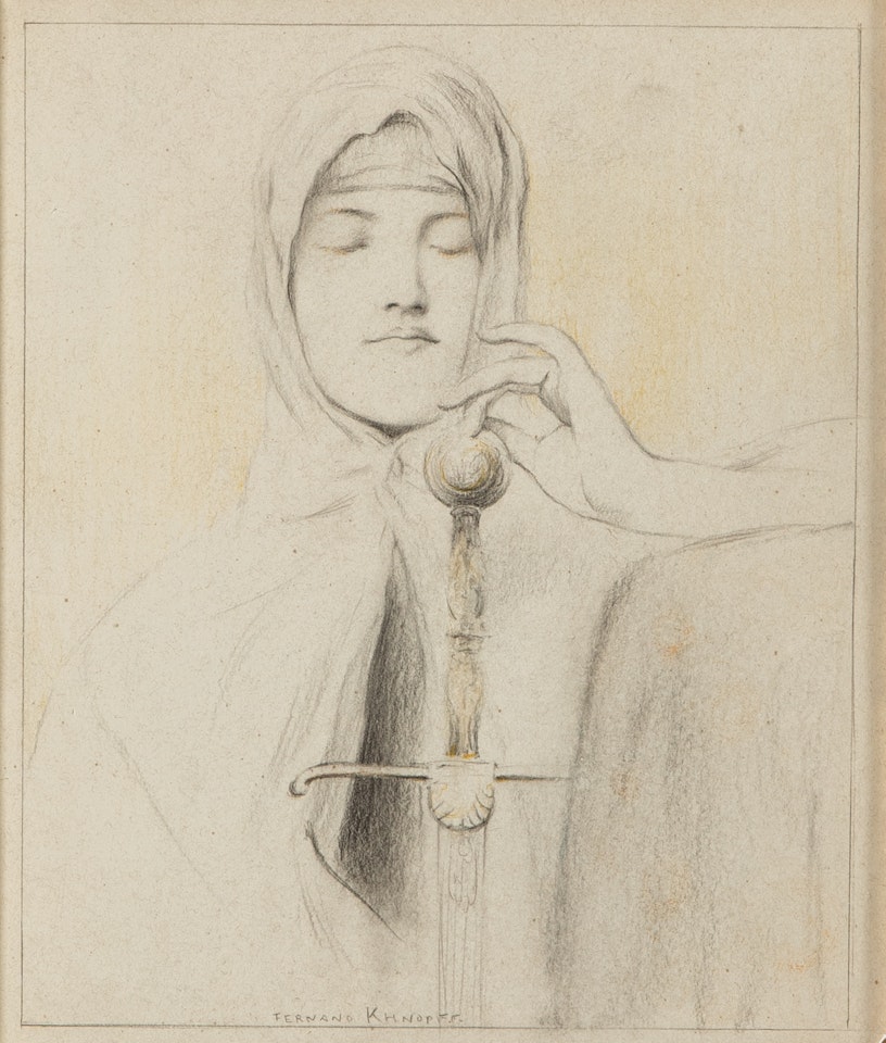 Etude pour "L"idée de justice" by Fernand Khnopff