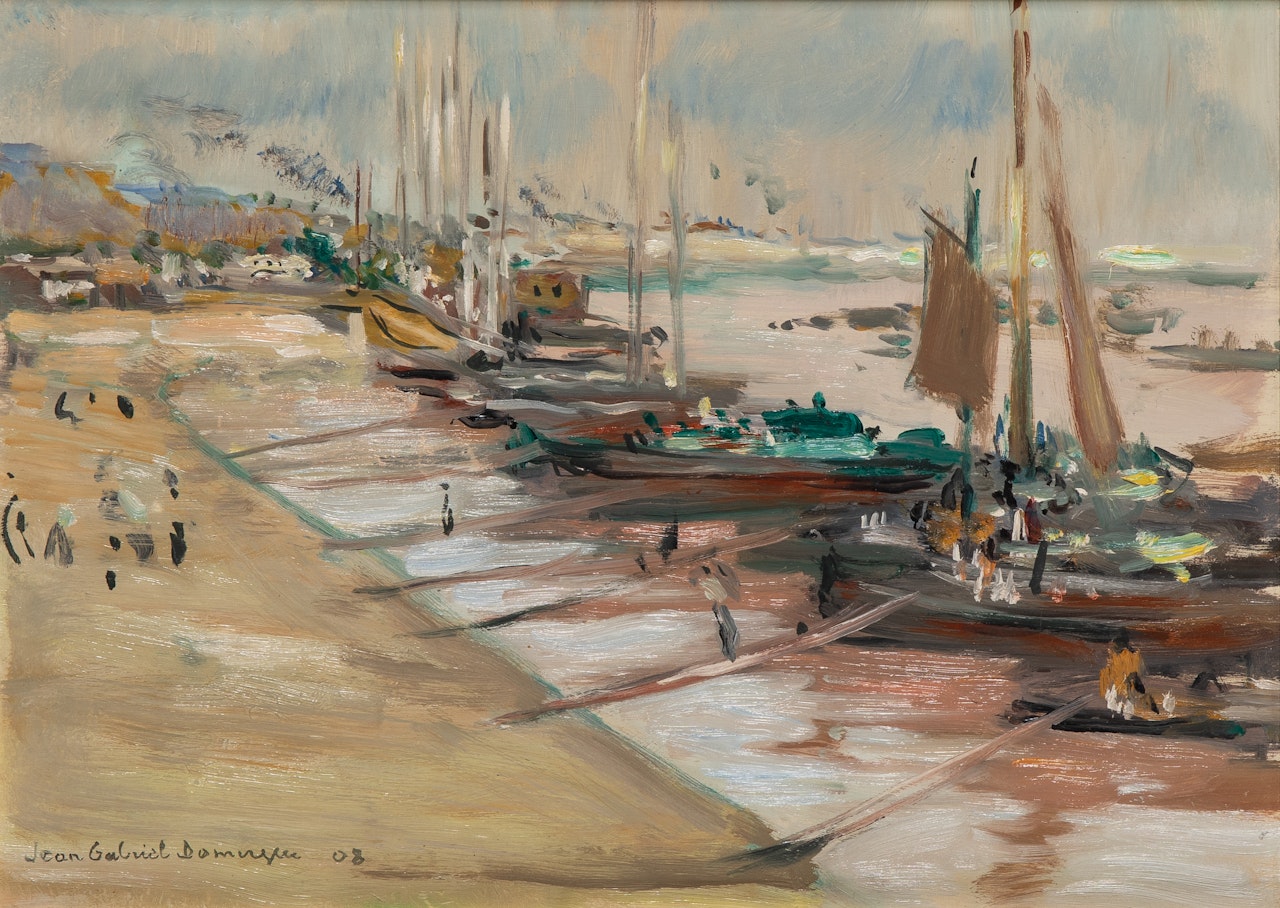 Le quai à la paille à Bordeaux by Jean Gabriel Domergue
