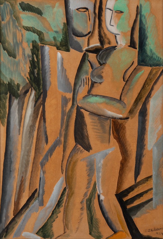Le couple by Ossip Zadkine