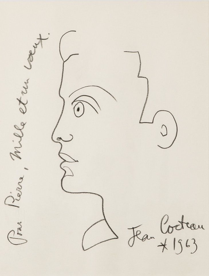 Portrait de Pierre Georgel by Jean Cocteau