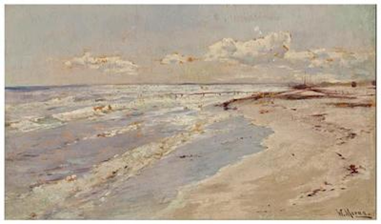 Coast on the Baltic Sea (Rügen?) by Walter Moras