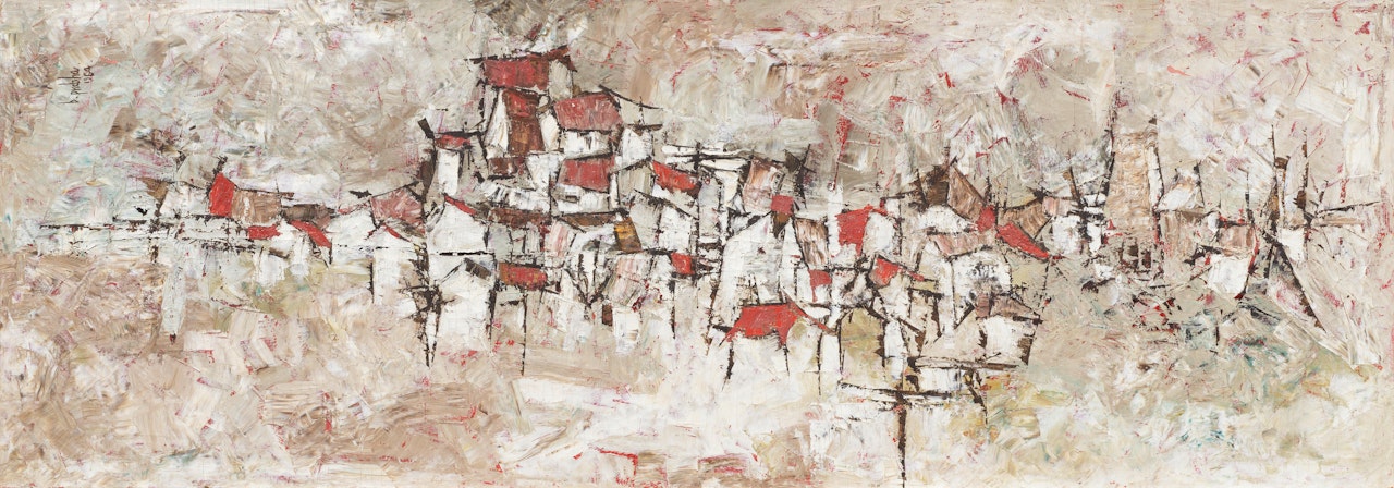 Untitled (Houses) by B Prabha