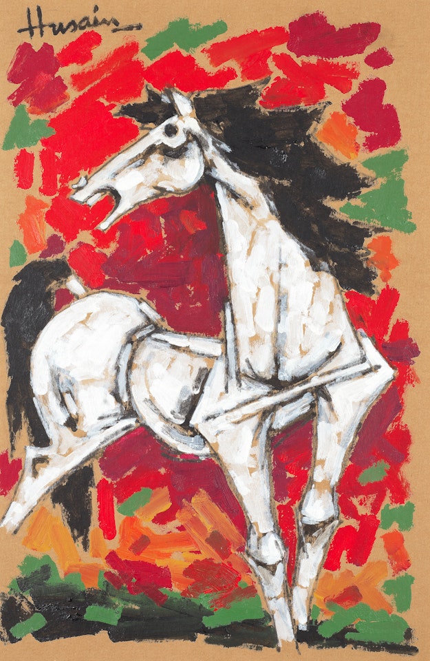 Untitled (Horse) by M.F. Husain