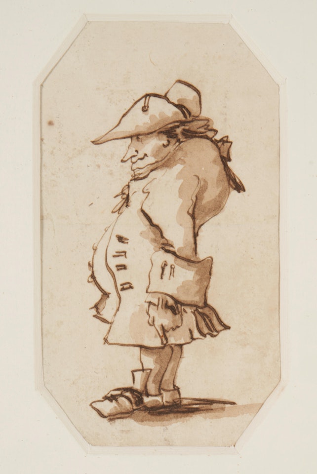 Caricature of a Nobleman by Giovanni Domenico Tiepolo