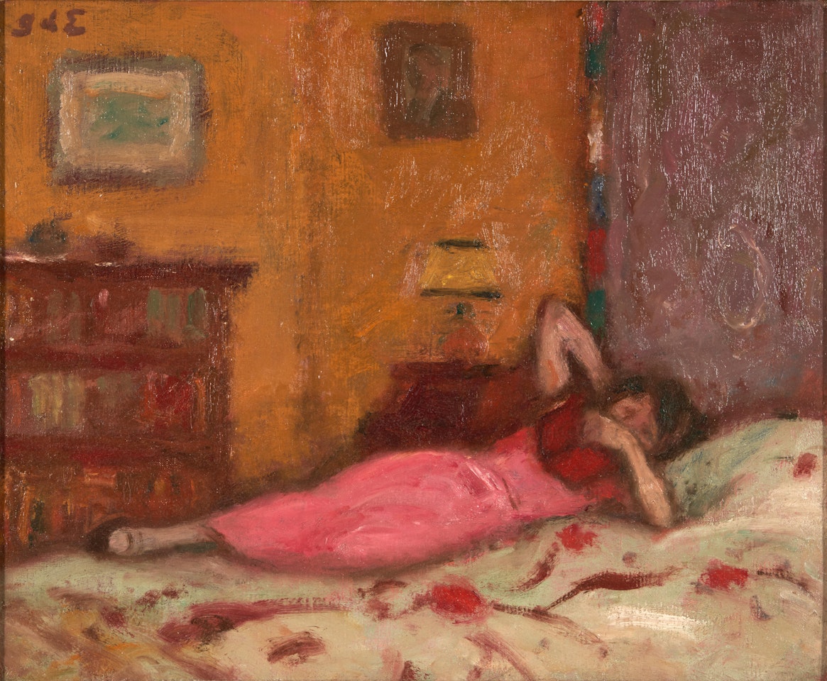La lecture sur le divan by Georges d’Espagnat