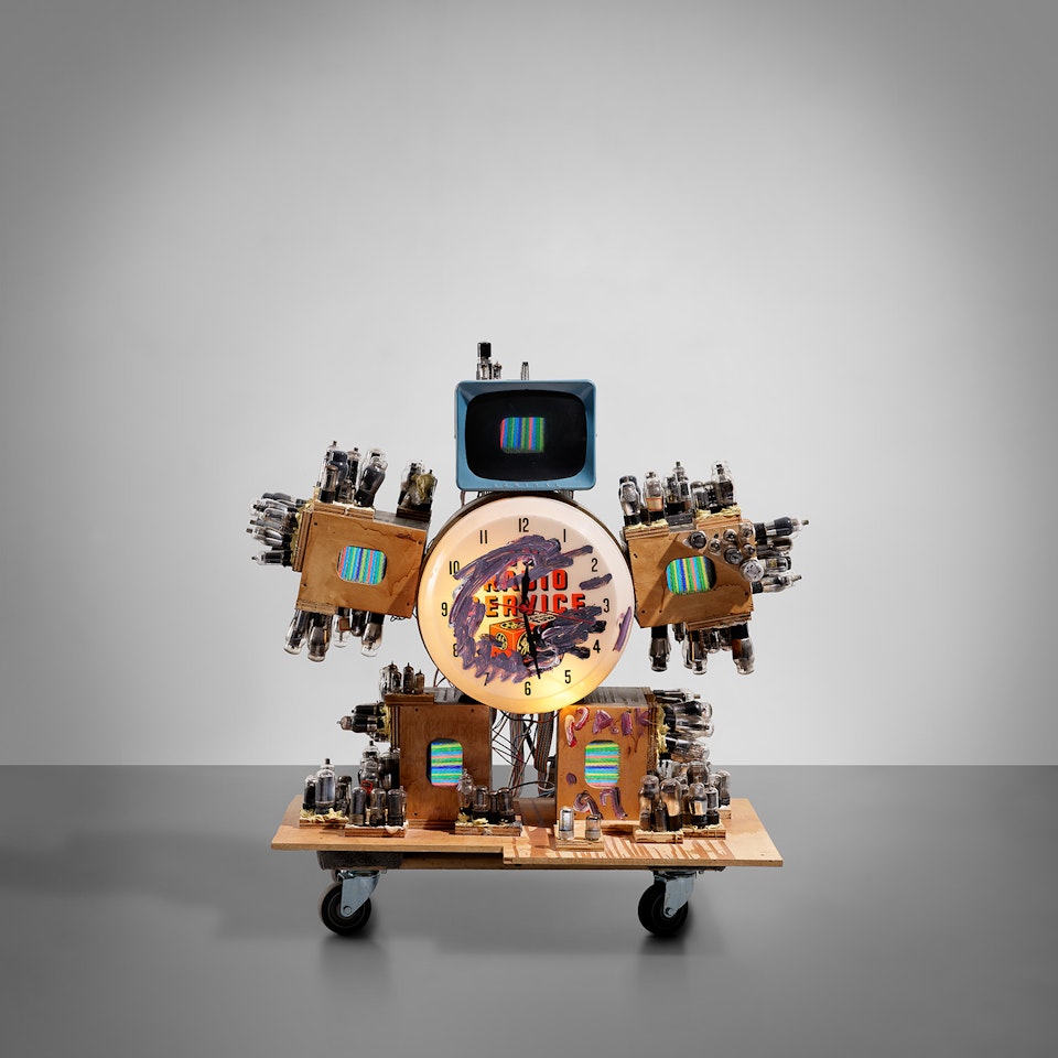 TV SERVICE ROBOT by Nam June Paik