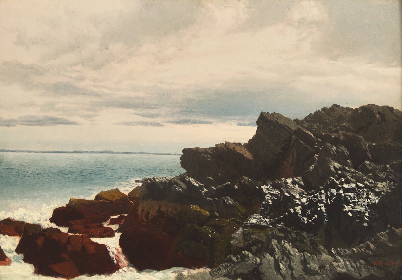 Rocky Shore, Nahant by William Bradford