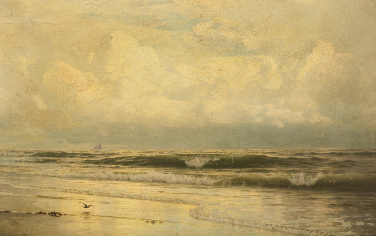 Sunrise and Surf by William Trost Richards