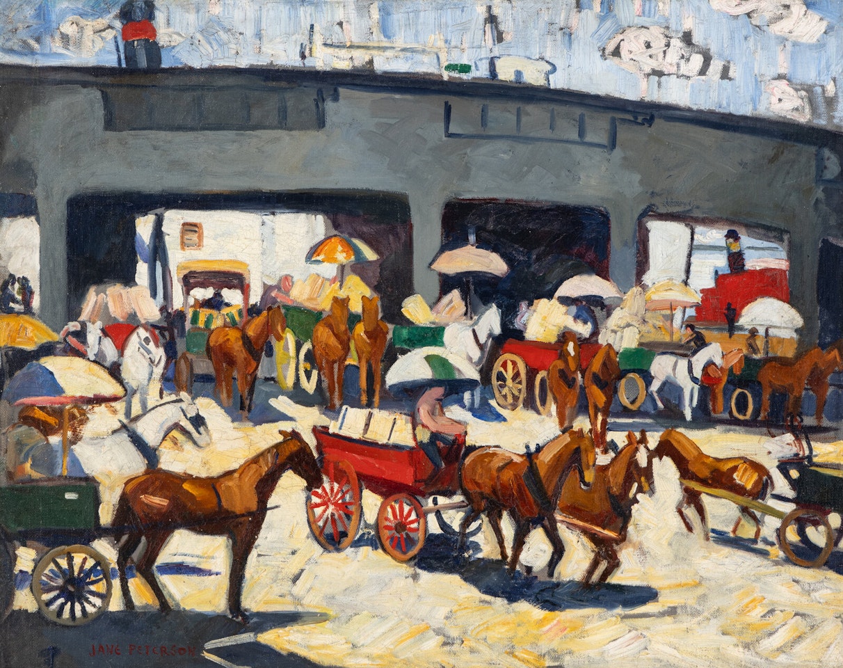 Street Scene by Jane Peterson