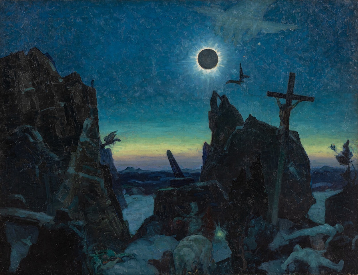 Cimmerian Shades (Eclipse of 1925) by John Fabian Carlson
