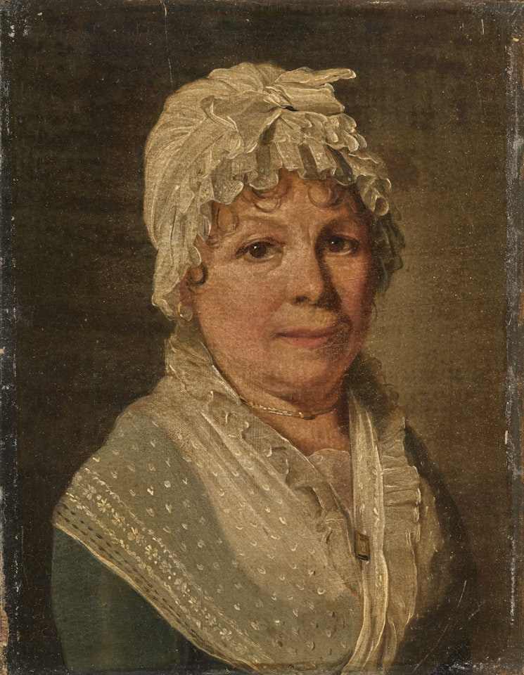 Portrait d"une femme âgée au bonnet de dentelle by Louis-Leopold Boilly