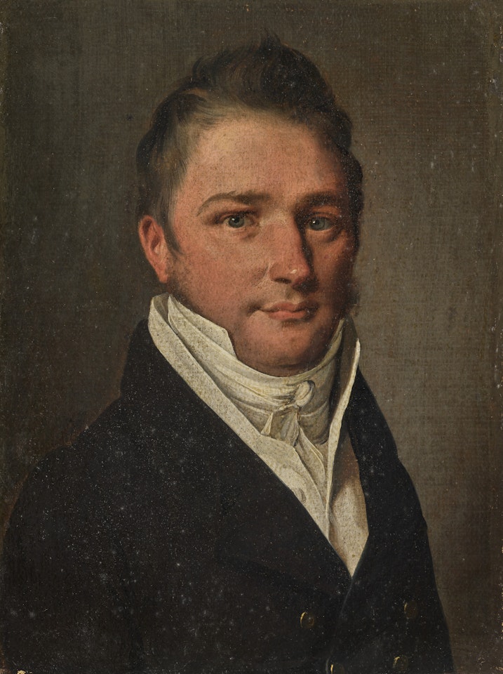 Portrait d"un homme en habit noir by Louis-Leopold Boilly