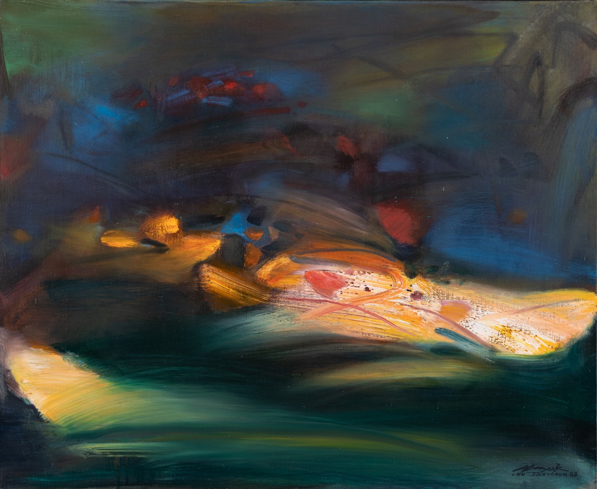 La nuit vient by Chu Teh-Chun