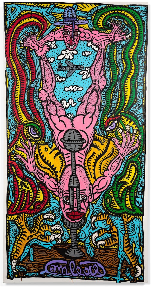 Voici les frères Galaouine by Robert Combas