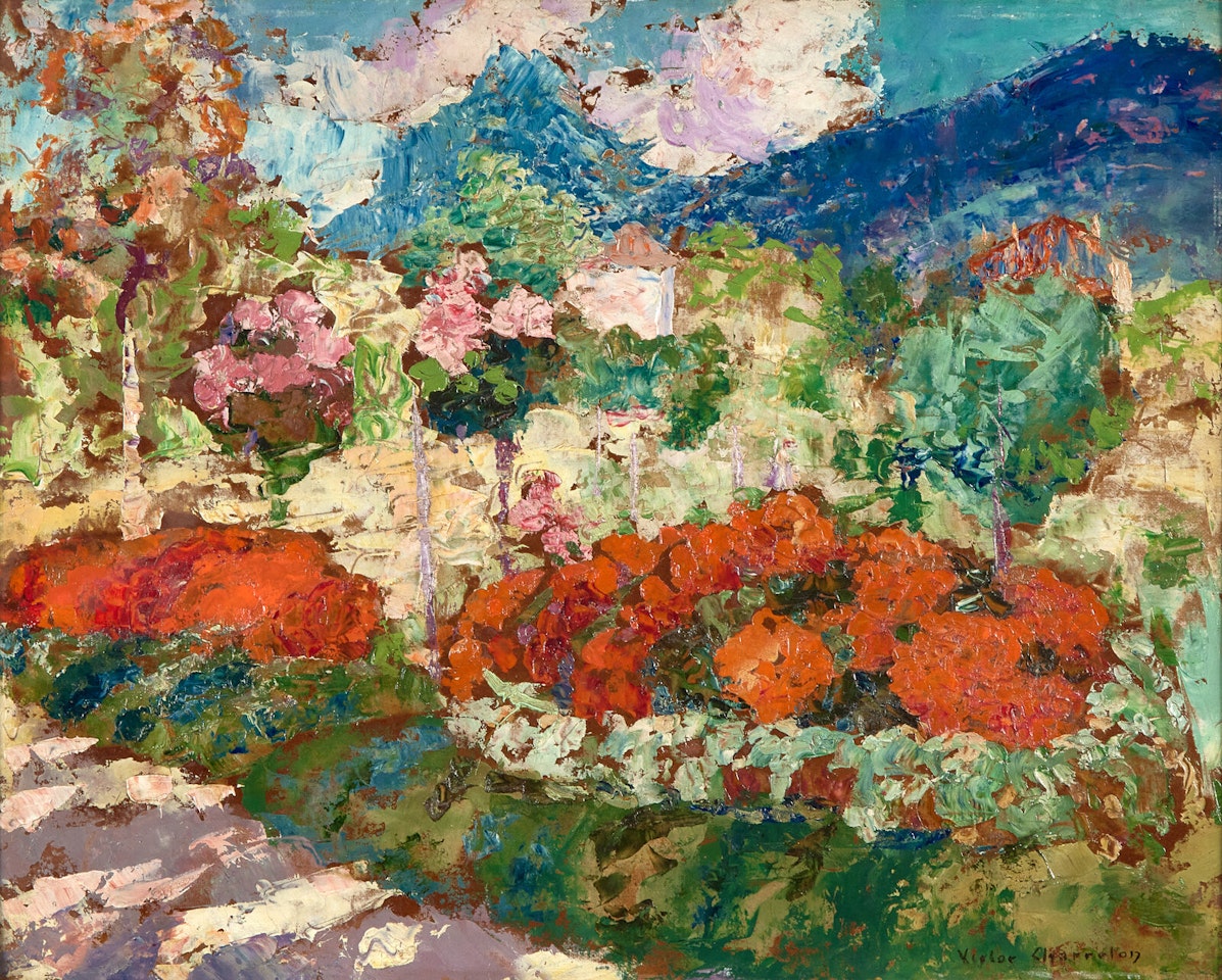 Parterre de Fleurs by Victor Charreton