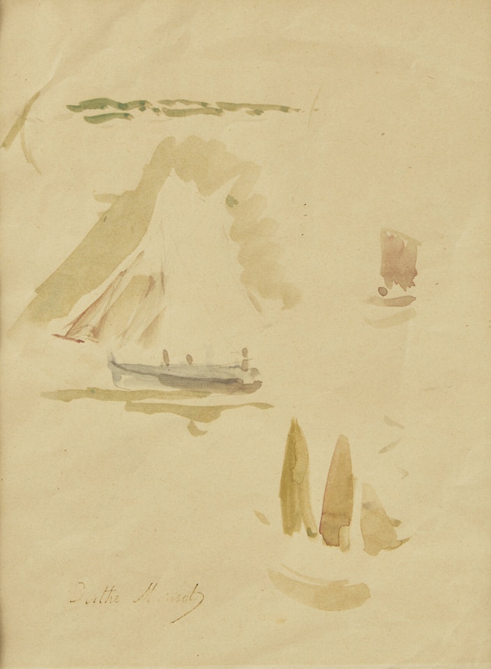 Voiles au Portrieux by Berthe Morisot