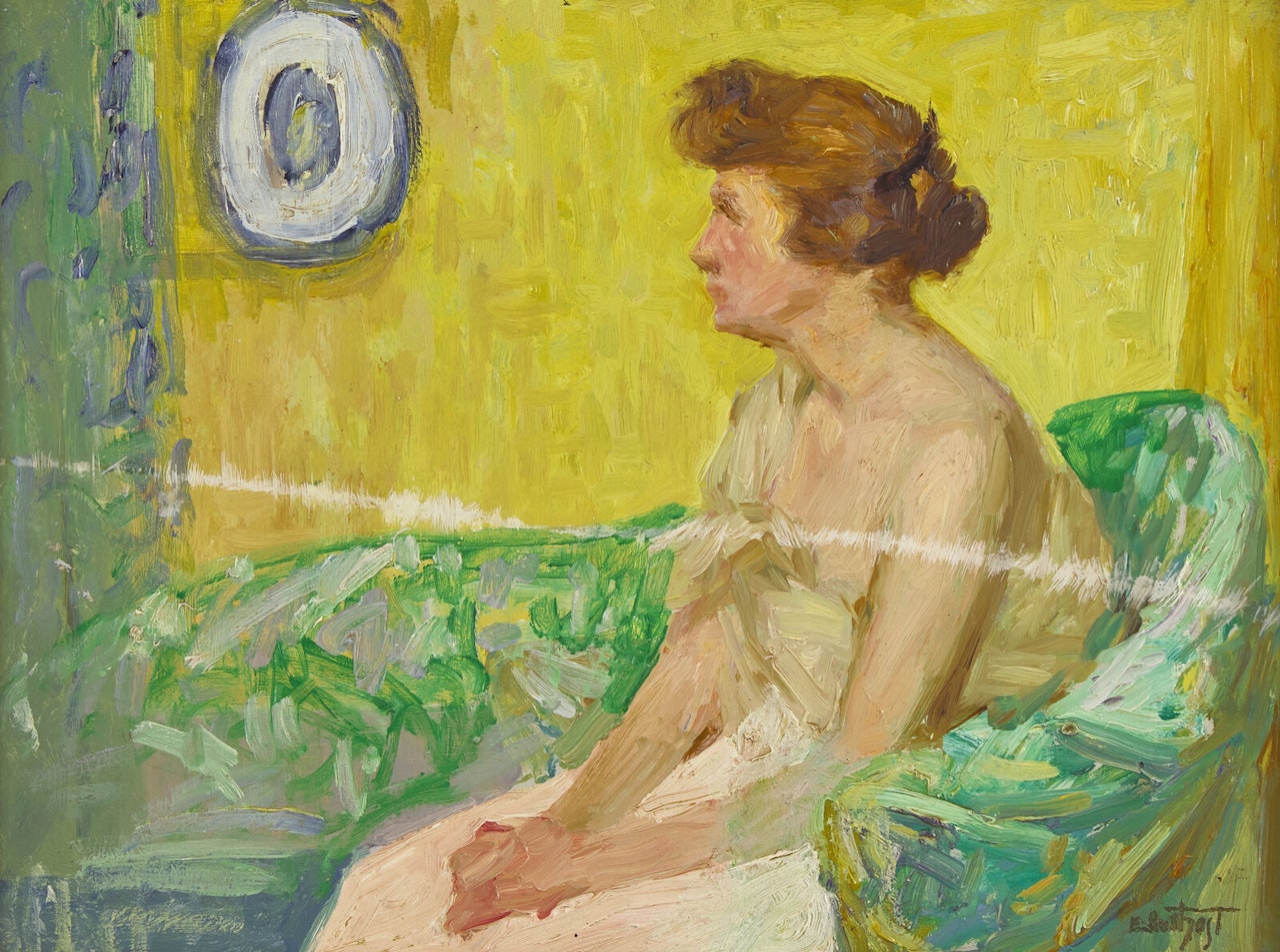 Woman on a Sofa by Edward Henry Potthast