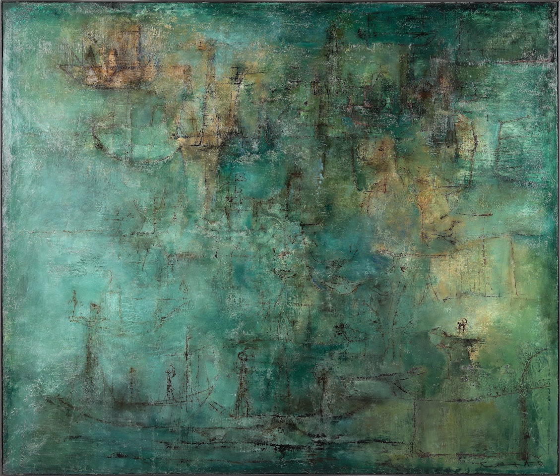 Ville verte by Zao Wou-Ki