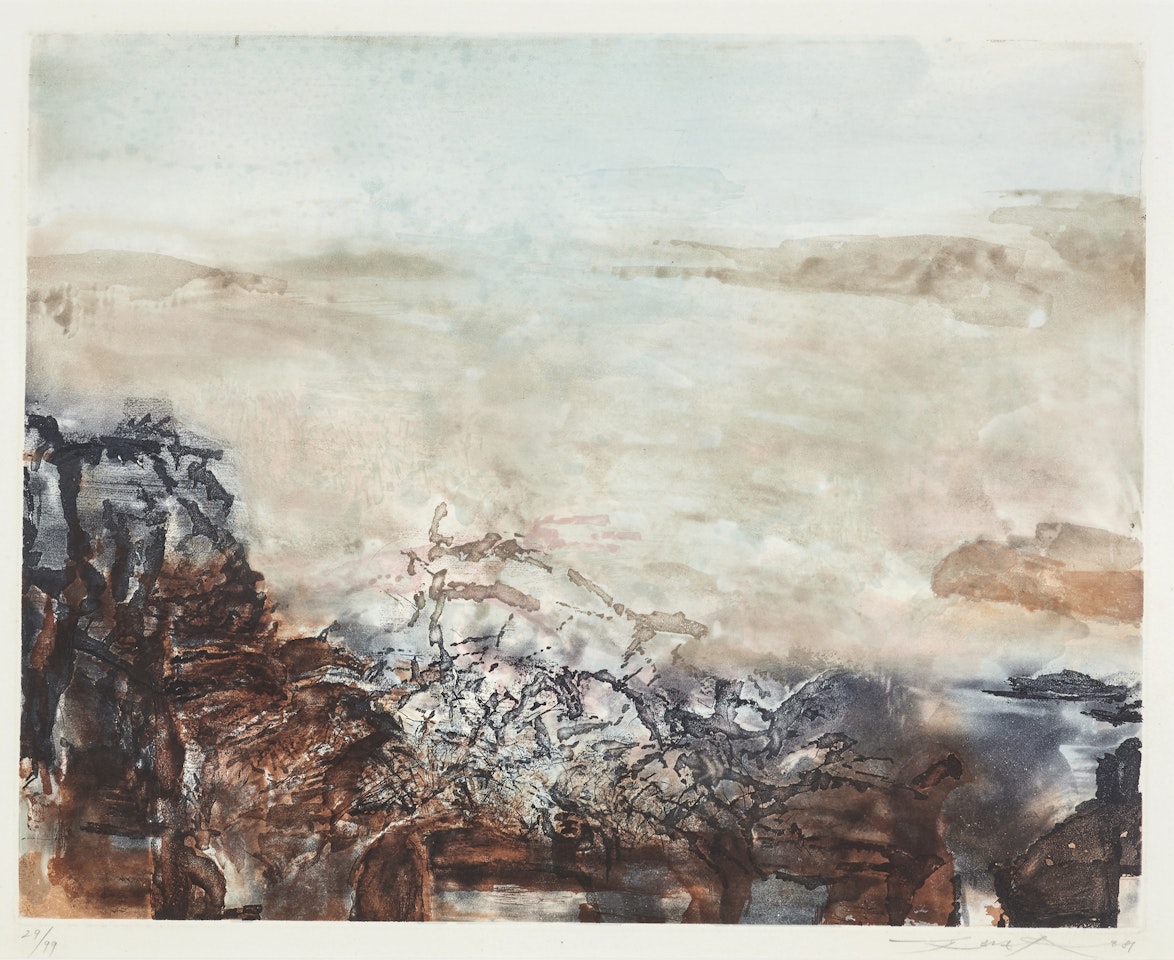 Eau forte 315 by Zao Wou-Ki