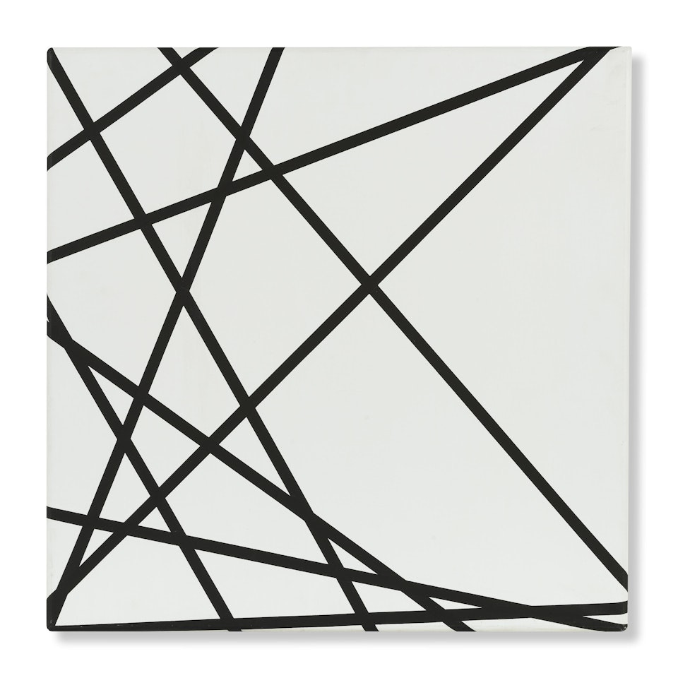 10 lignes au hasard by Francois Morellet